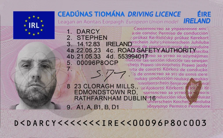 Irish Driving licence, full irish driving licence